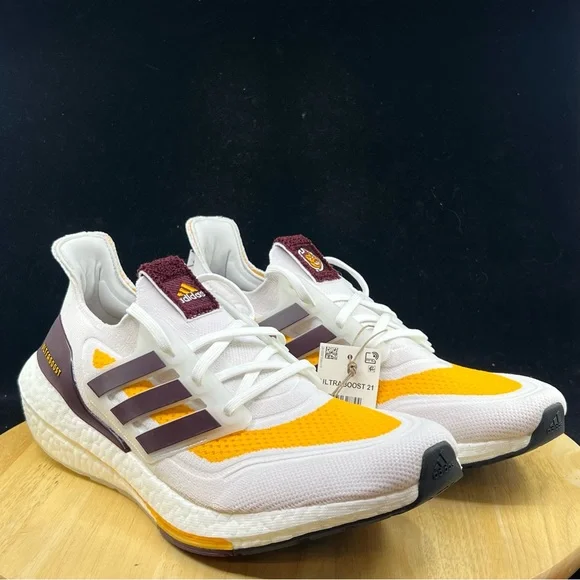 Adidas Ultraboost 21 Mens NCAA Arizona State Sun Devils ASU Men’s 12.5 - Picture 4 of 10